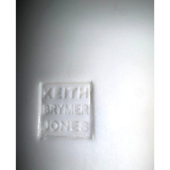 Keith Brymer Jones Alphabet Mug H Embossed White Ceramic 4 Inches - Picture 4 of 7
